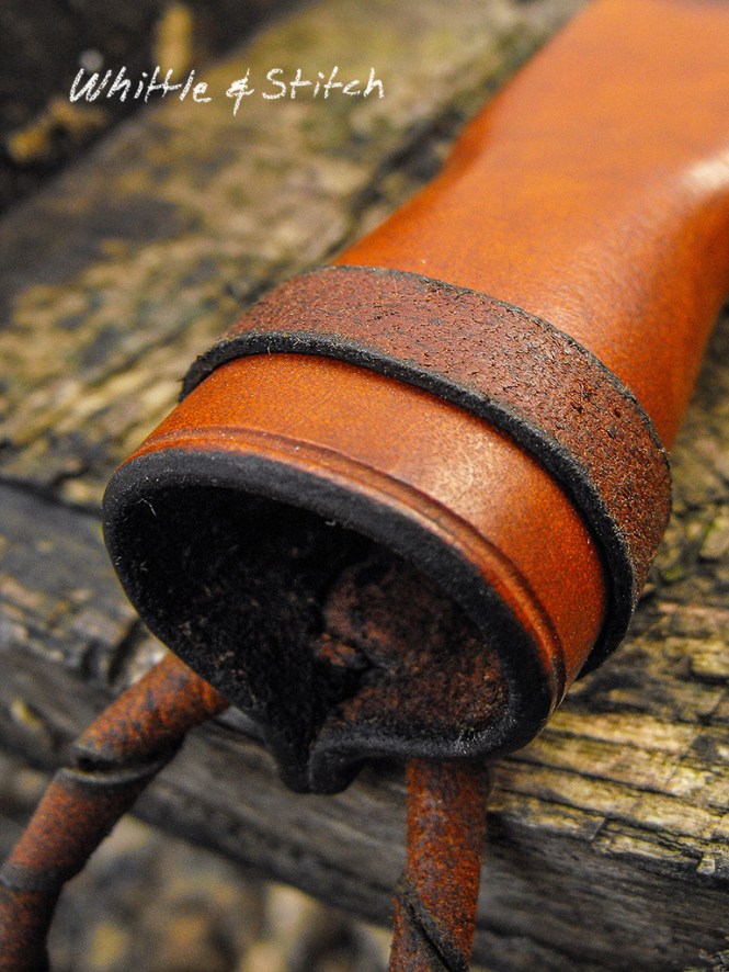 Knife Making with Bog Oak and hand forged blade. © P.Maton 2014 whittleandstitch.net